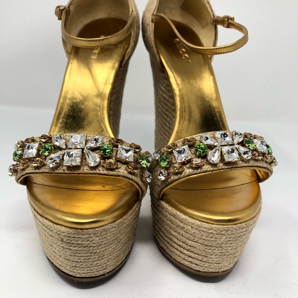 GUCCI platform diamond sandals LIMITED EDITION - Picture 3 of 8